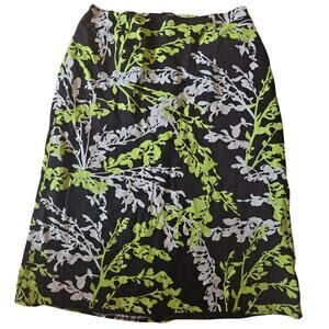Cato Womens Vintage Y2K Floral Linen Blend Midi Skirt 14/16W Whimsigoth Cottage